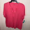 Size 1X Croft & Barrow Short Sleeve Misc. Tops