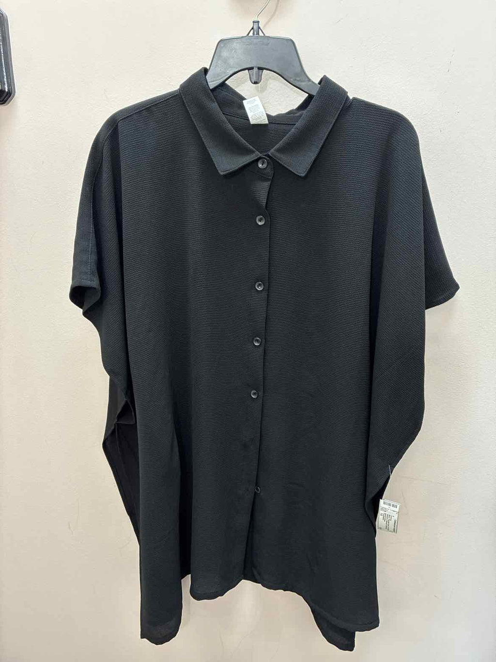 Size 1X Freshwater Short Sleeve Coverup