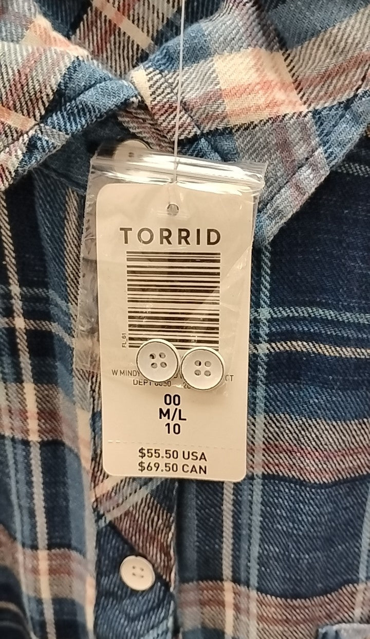 Size M Torrid Button Down