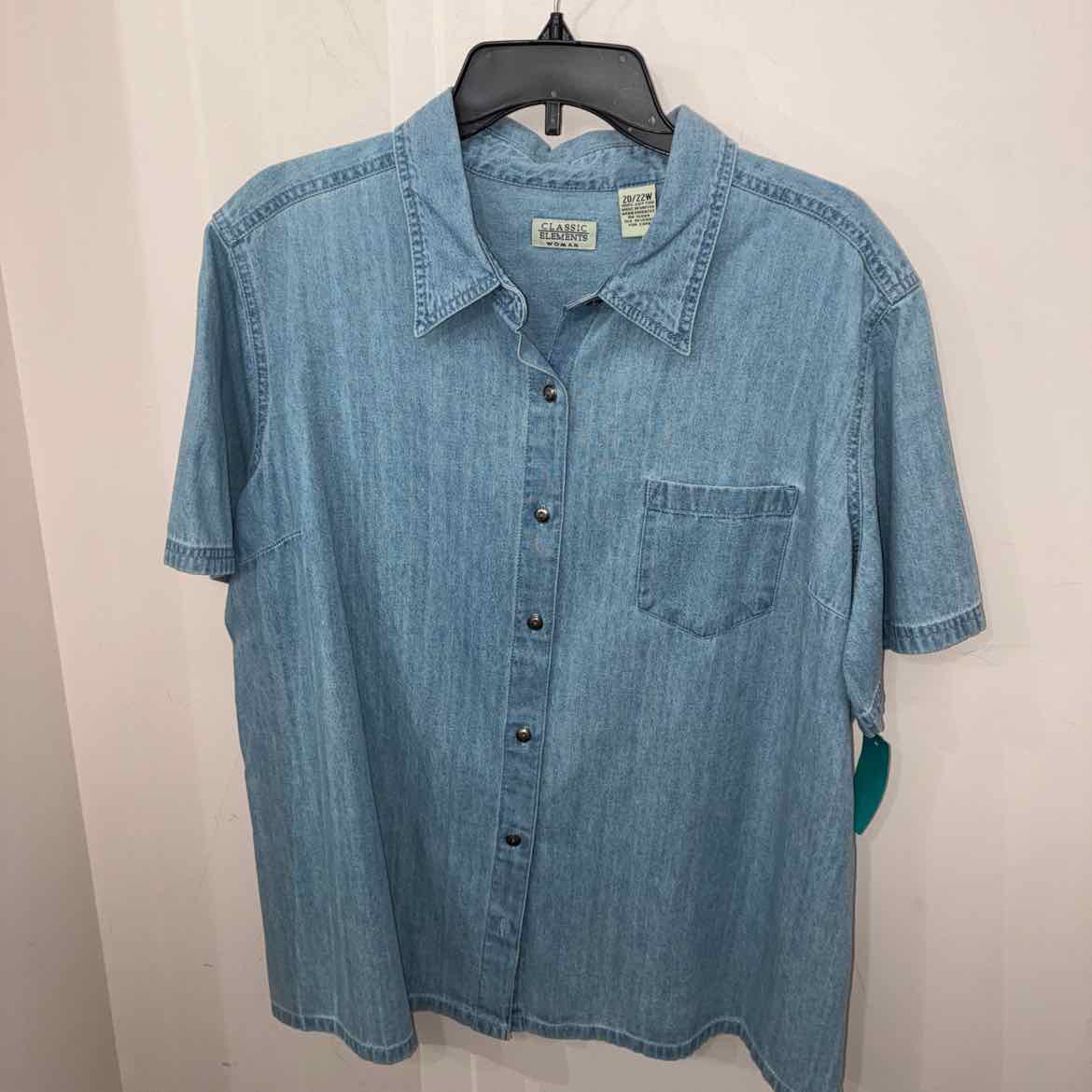 Size 20 Classic Elements Short Sleeve Misc. Tops