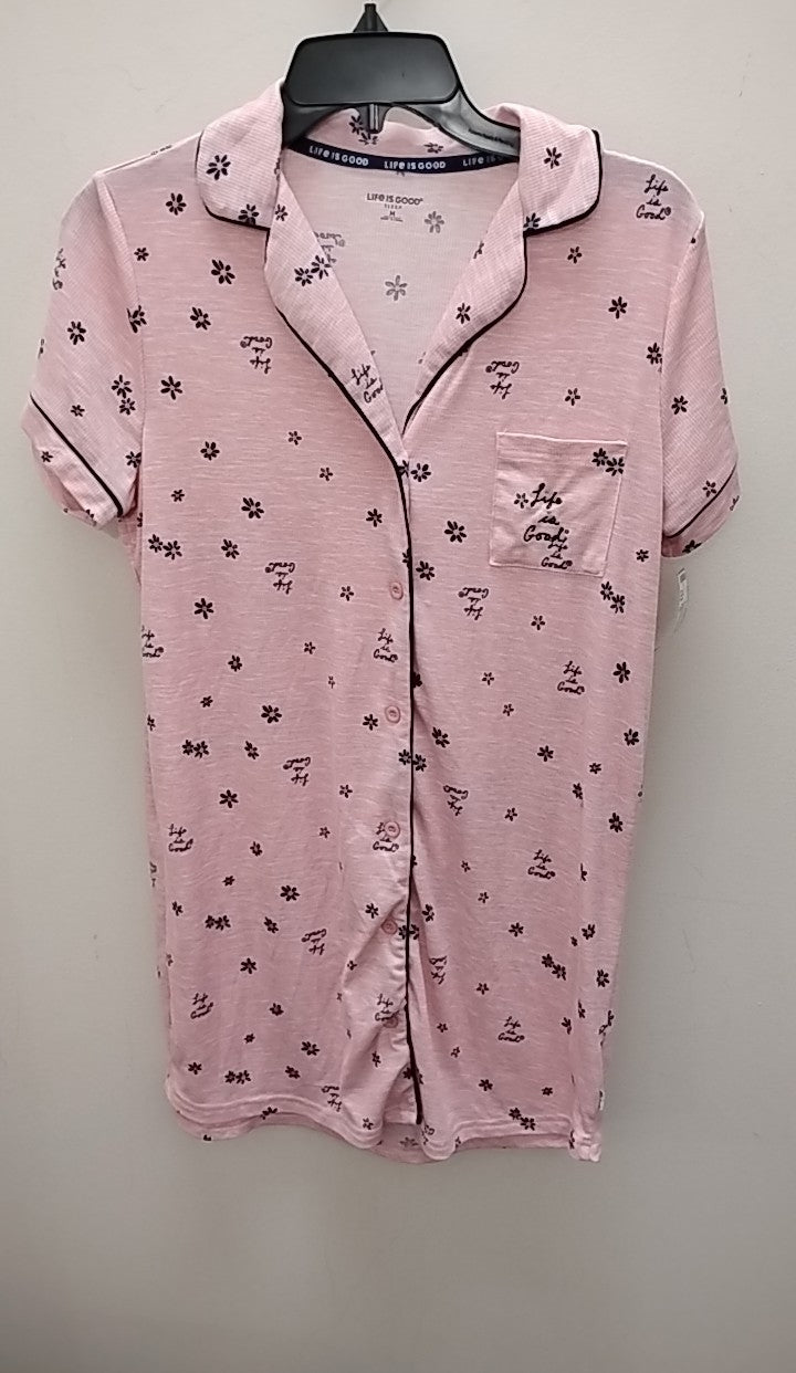 Size M Life Is Good Pajamas