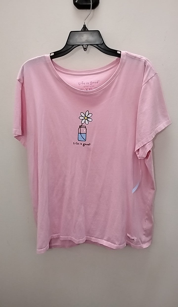 Size 2X Life Is Good T-shirt