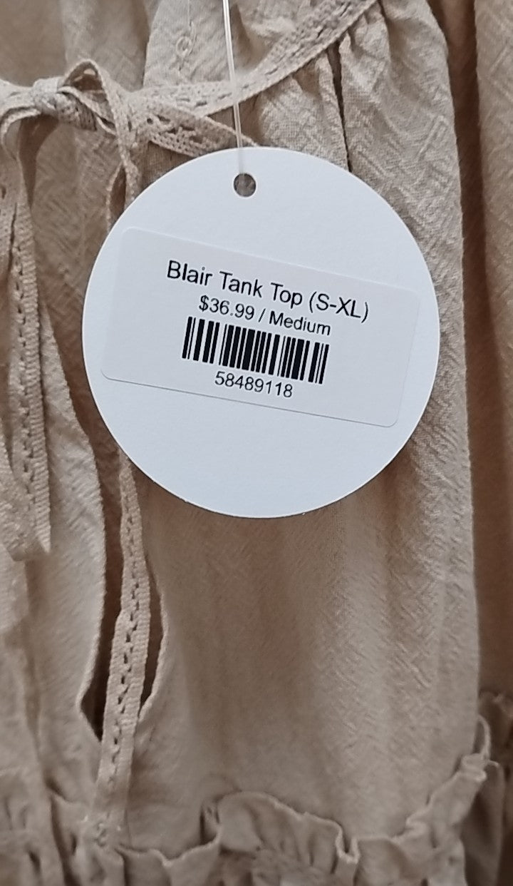 Size M Sleeveless