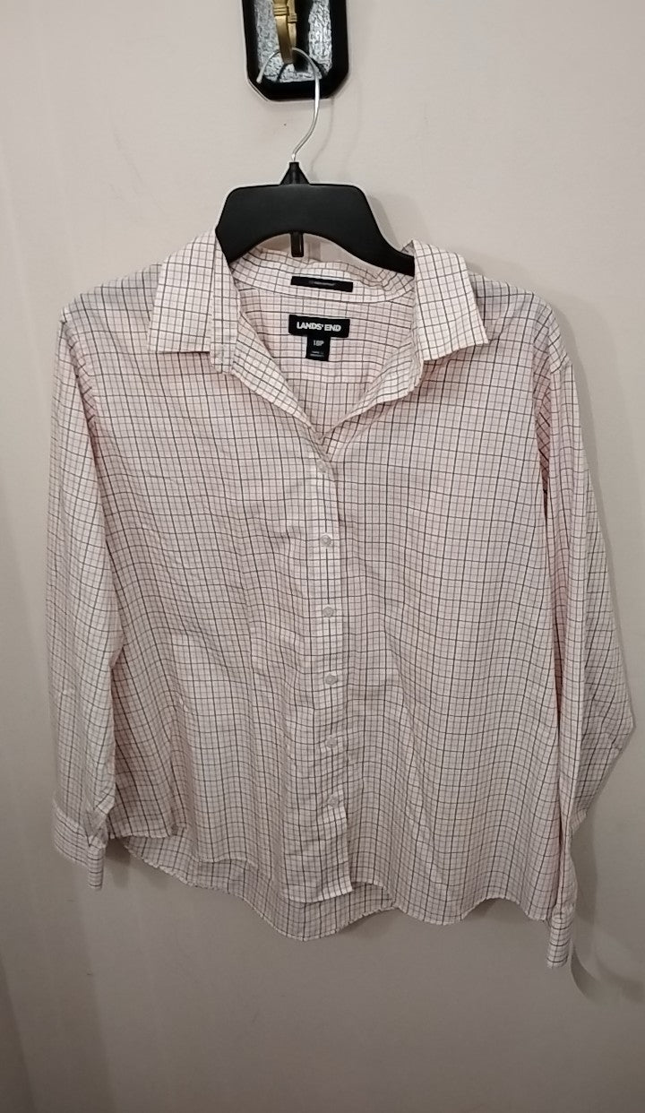 Size 18P Land's End Button Down