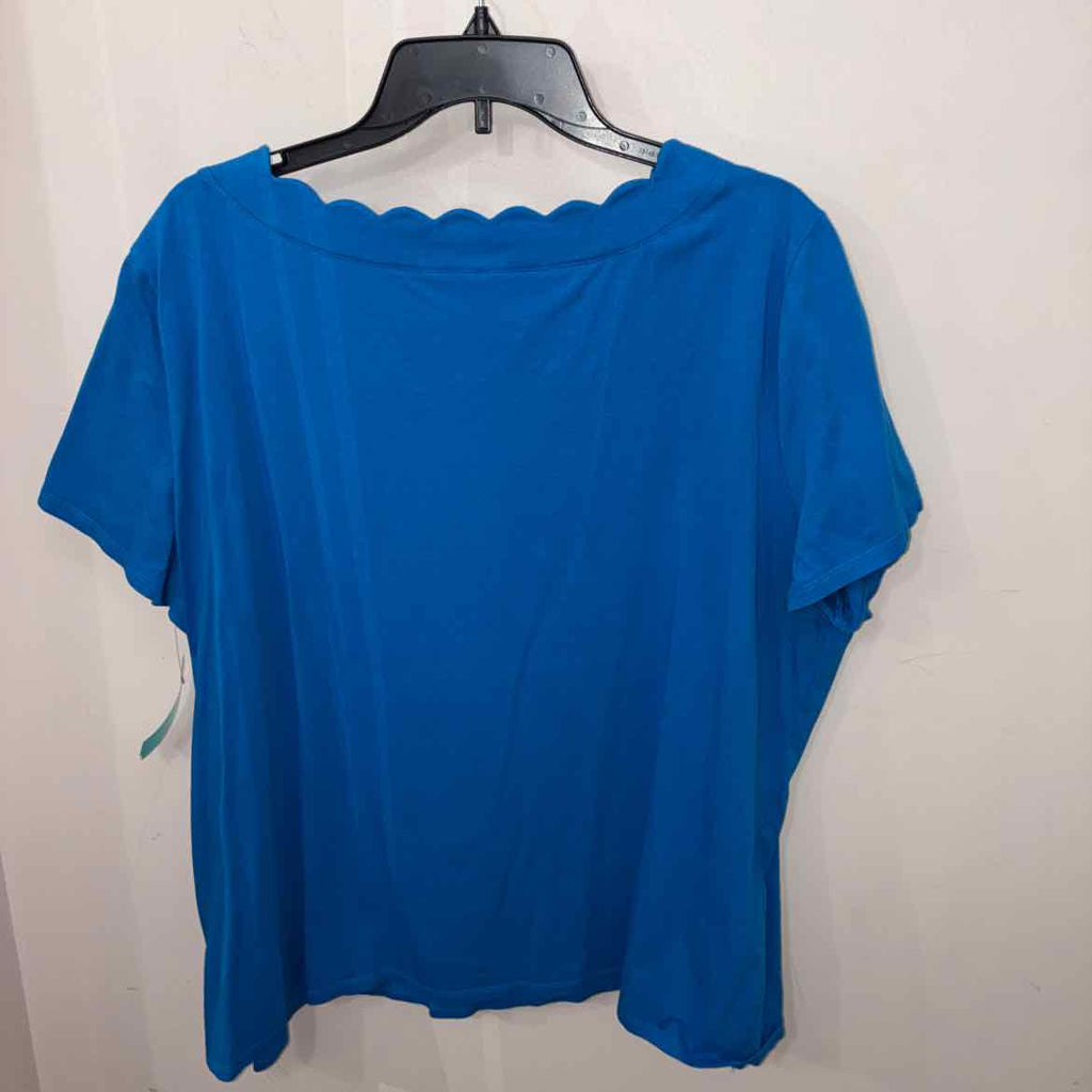 Size 3X Ann Klein Short Sleeve Misc. Tops