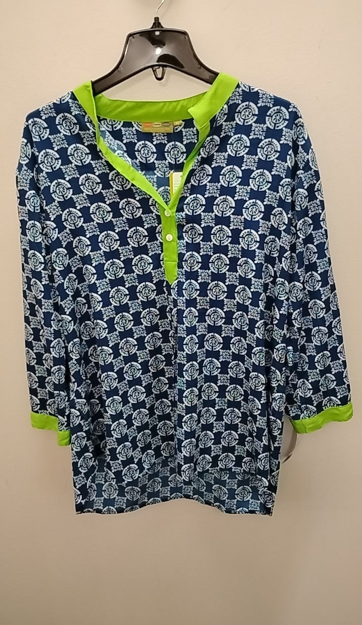 Size XL Rock,Flower,Paper Blouse