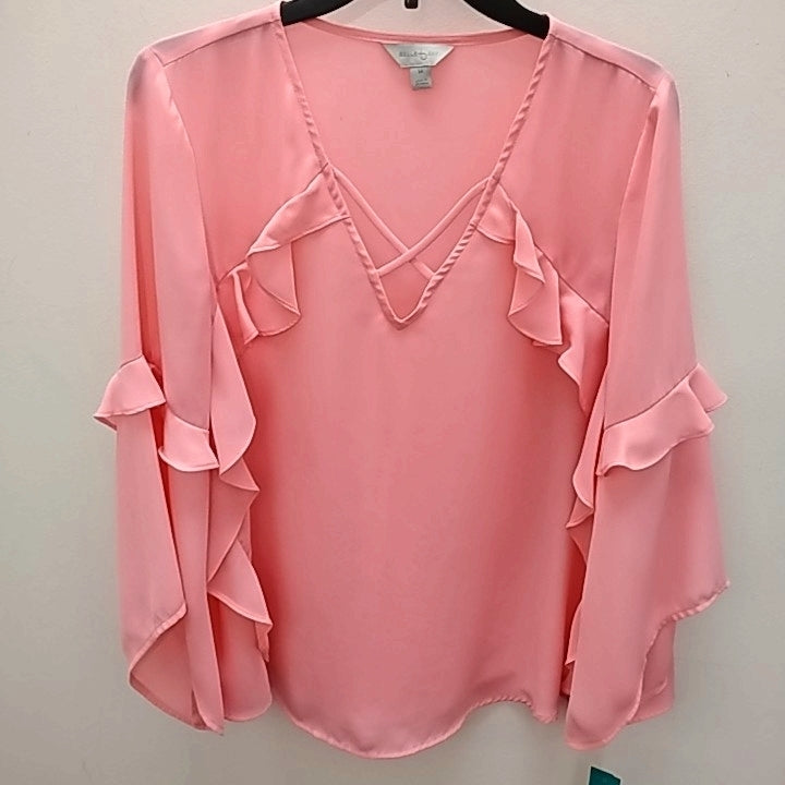 Size M Belle & Sky Long Sleeve Blouse