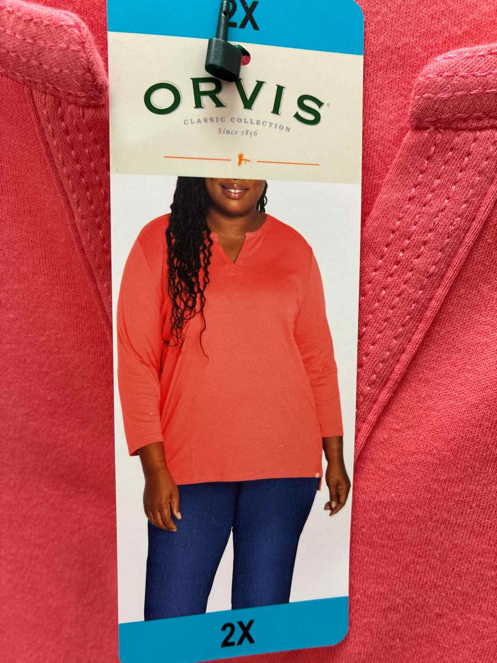 Size 2X Orvis Long sleeve top