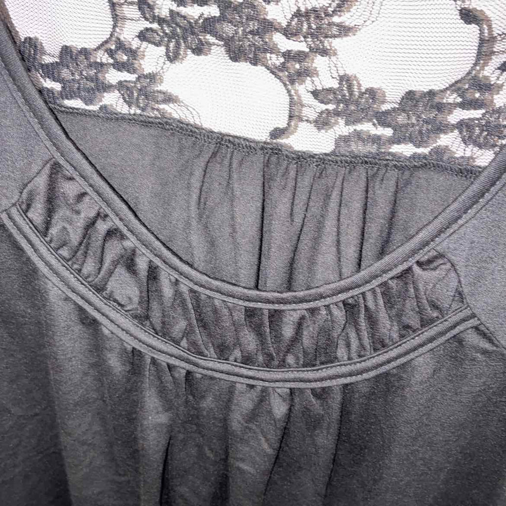 Size 1X Black Short Sleeve Misc. Tops