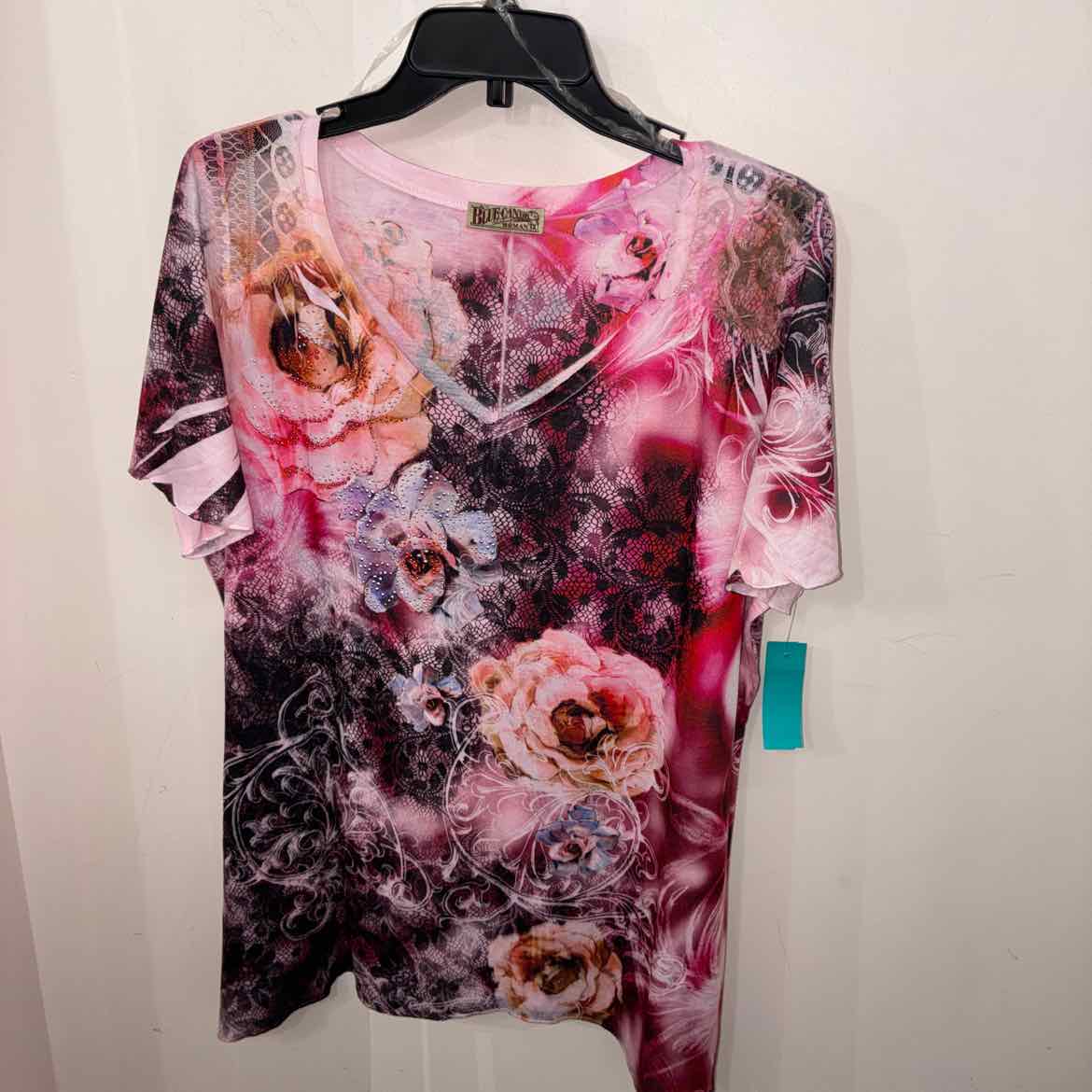 Size 1X Blue Canyon Short Sleeve Misc. Tops