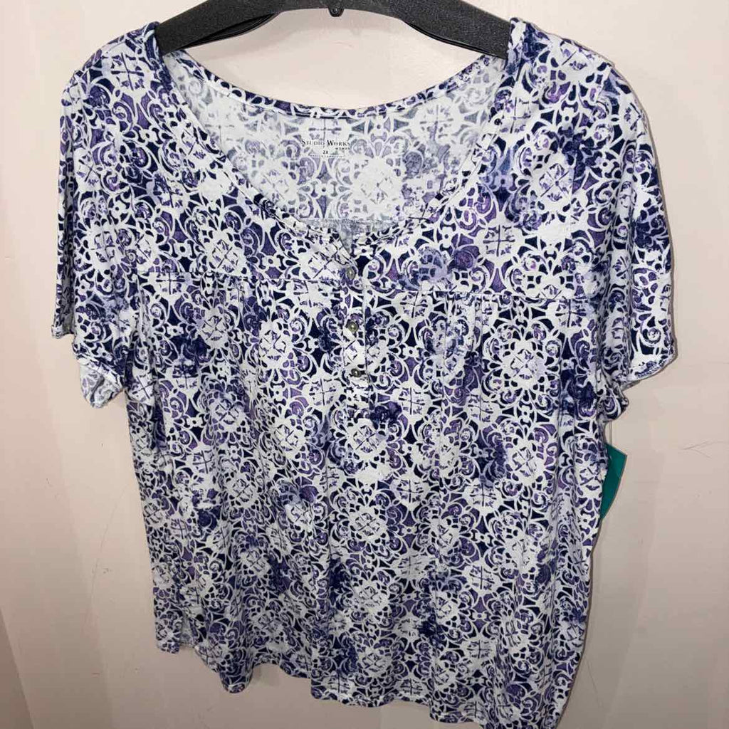 Size XXL Studio Works Short Sleeve Misc. Tops