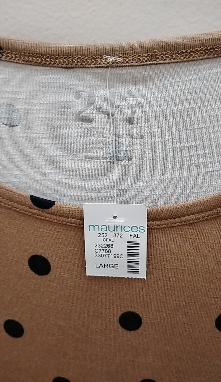 Size L Maurice Misc. Tops
