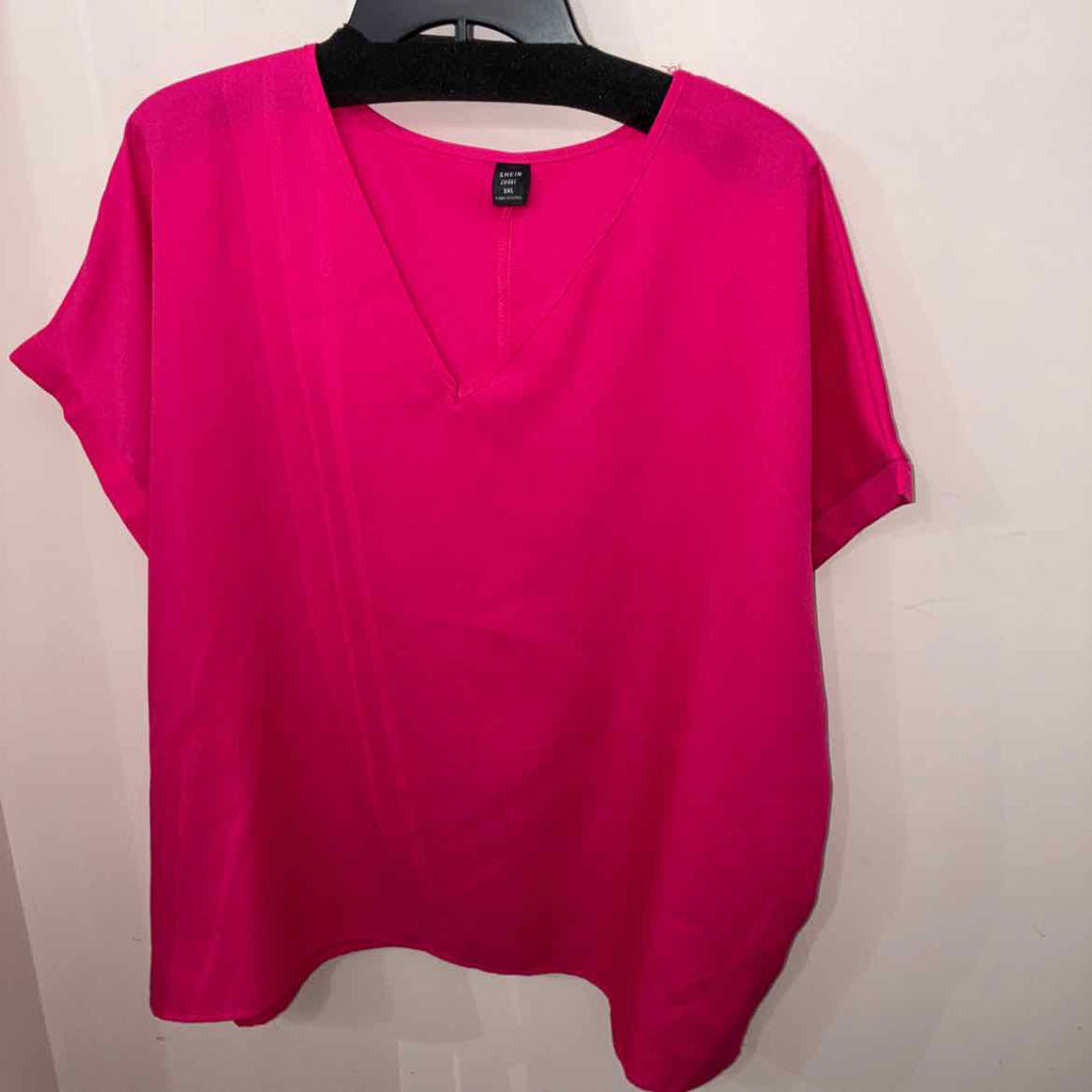 Size 3X Shein Short Sleeve Misc. Tops